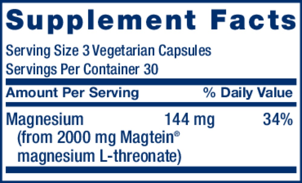 Neuro-Mag Magnesium L-Threonate