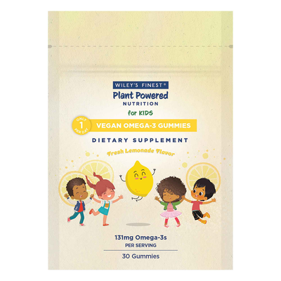 Vegan Omega 3 Kids Gummies, Lemonade