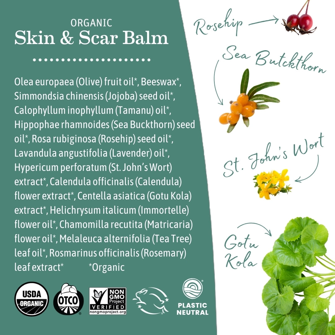 Organic Skin and Scar Balm