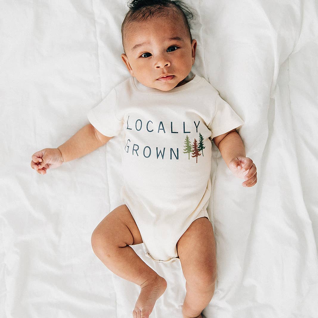 Locally Grown Organic Baby Onesie & Toddler Tee