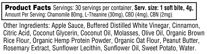 CBD Nuleaf Calming Chews for Dogs