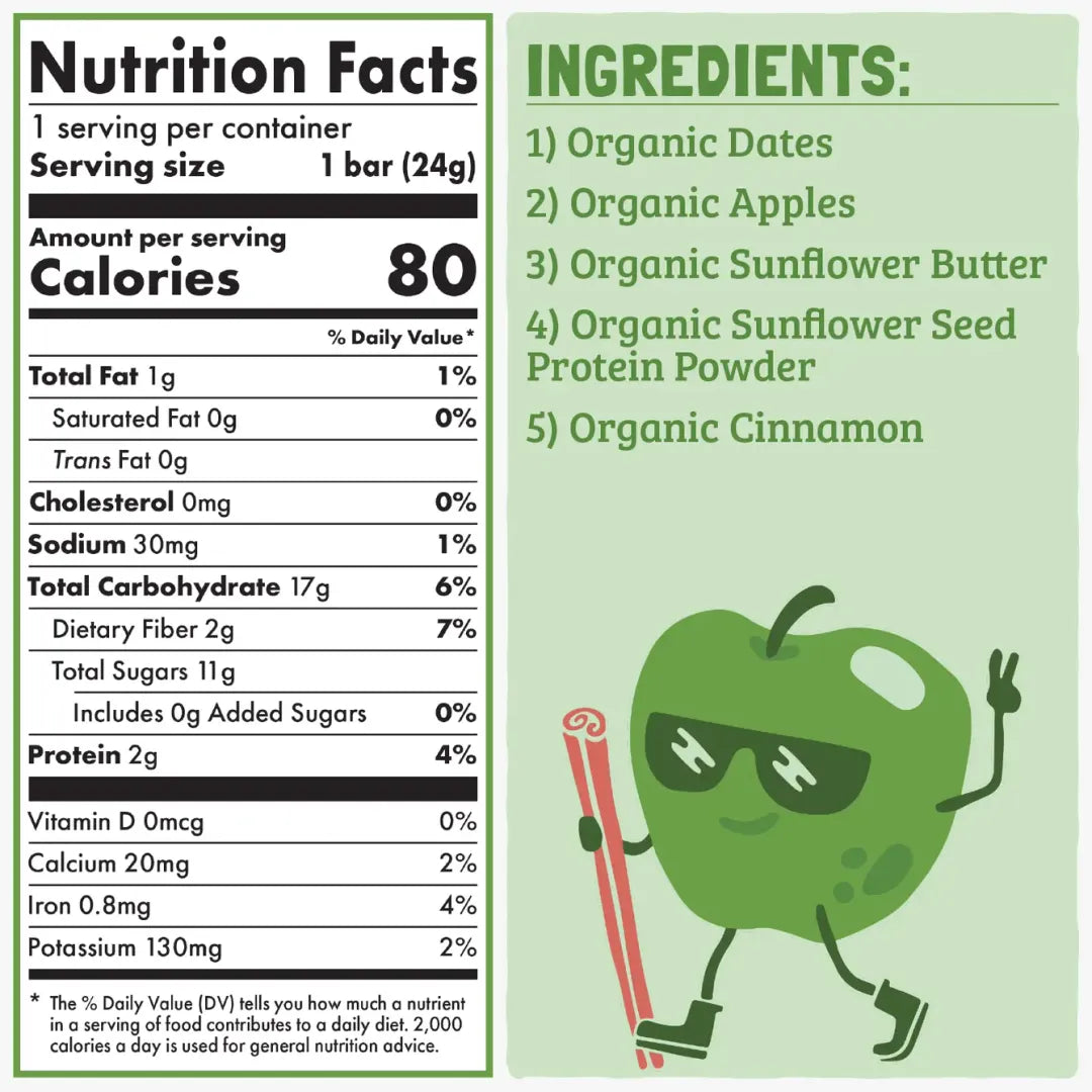 Skout Organic Apple Pie Kids Snack Bar