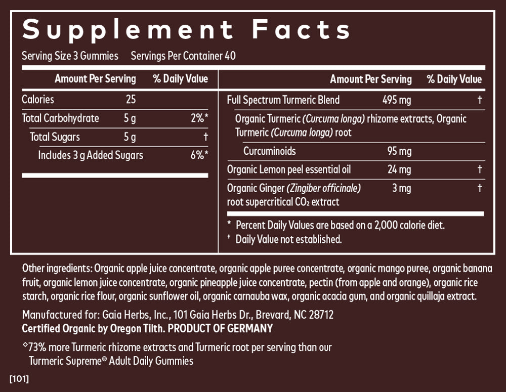 Turmeric Supreme Extra Strength Gummies (COG)