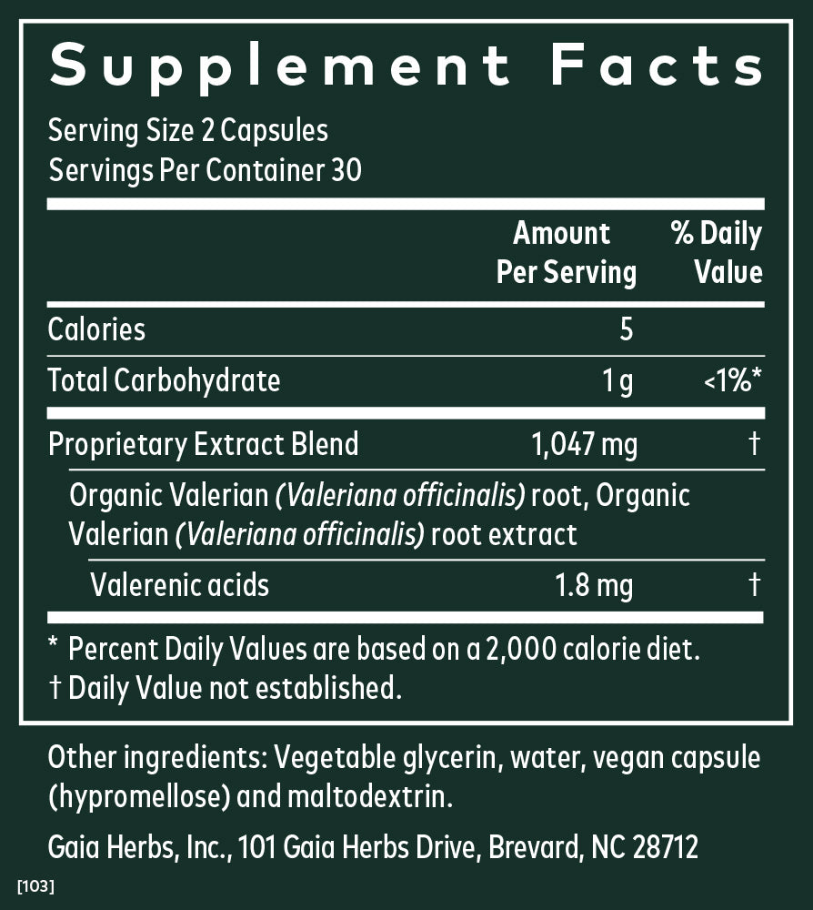 Valerian Root - 60ct