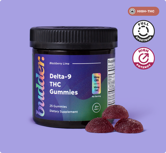 10mg Delta 9 THC Gummies (Blackberry Lime)