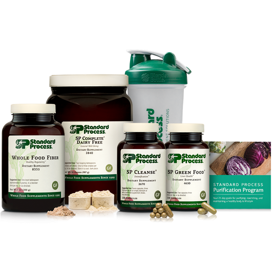 Purification Product Kit with SP Complete Dairy Free and Whole Food Fiber