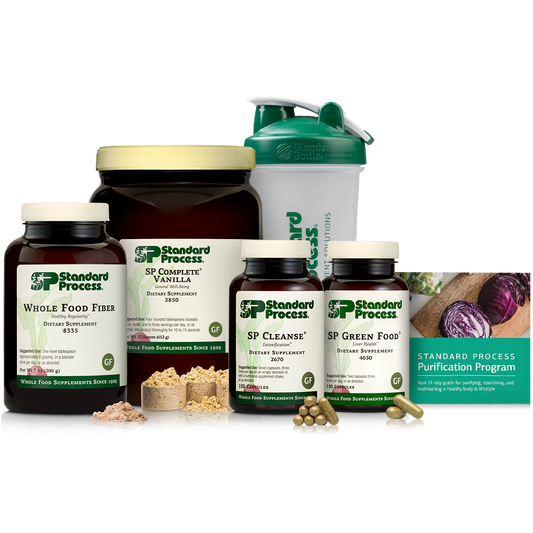 Purification Product Kit with SP Complete Vanilla and Whole Food Fiber