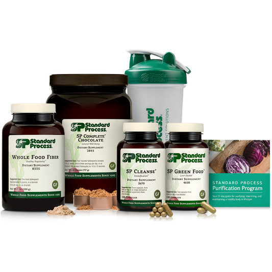 Purification Product Kit with SP Complete Chocolate and Whole Food Fiber