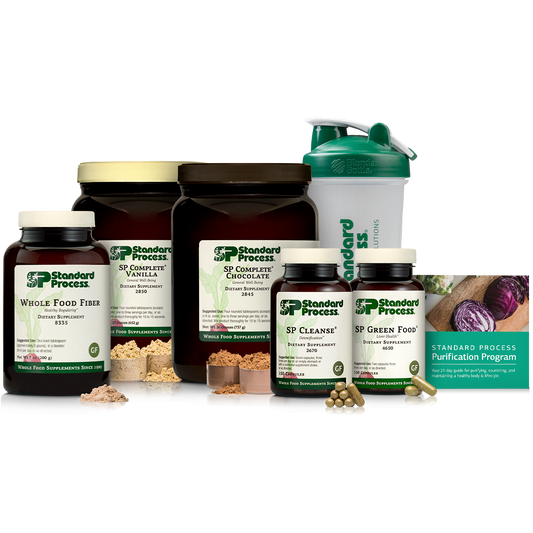 Purification Product Kit with SP Complete Chocolate  SP Complete Vanilla & Whole Food Fiber