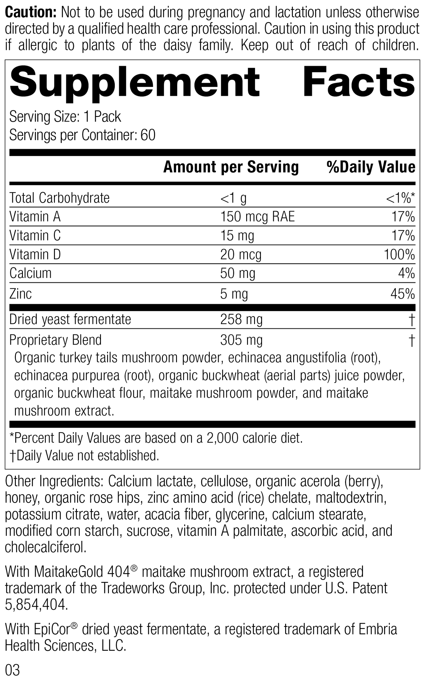 Immune System Health Pack - Vegetarian