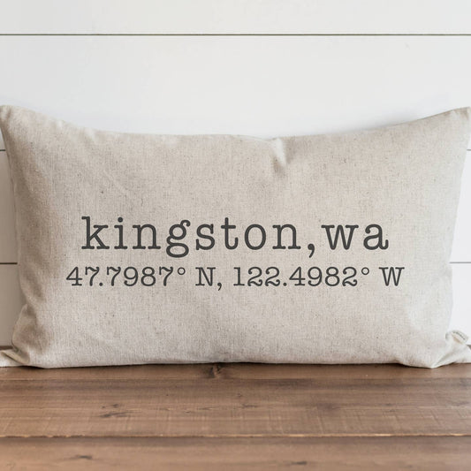Carnation, WA Coordinates Pillowcase