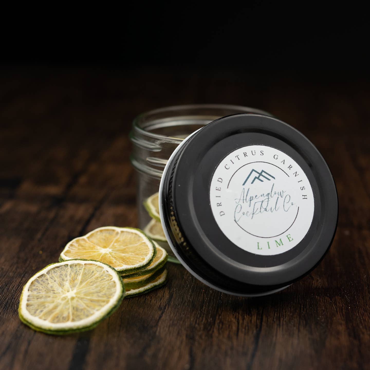 Dehydrated Lime Garnish