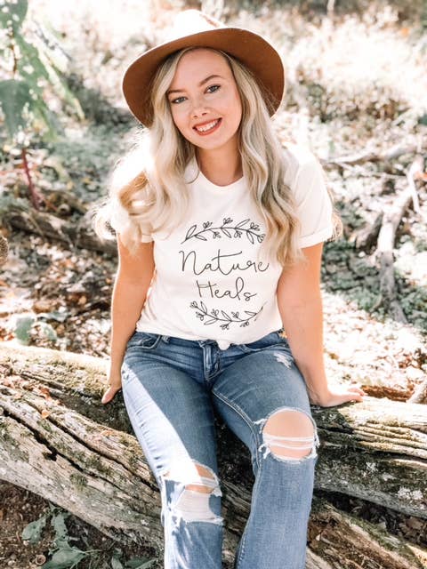 Nature Heals Graphic Tee | Womens Clothing T Shirts