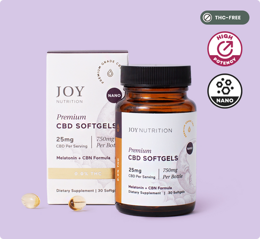 Broad Spectrum CBD Softgels with Melatonin & CBN for Sleep
