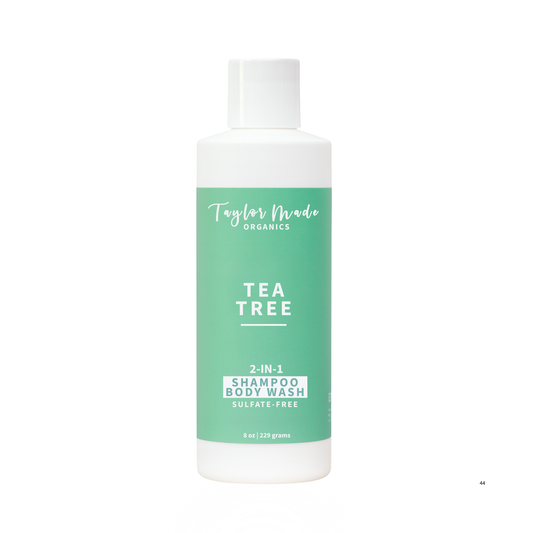 Tea Tree Organic Body Wash and Shampoo - fungal / candida