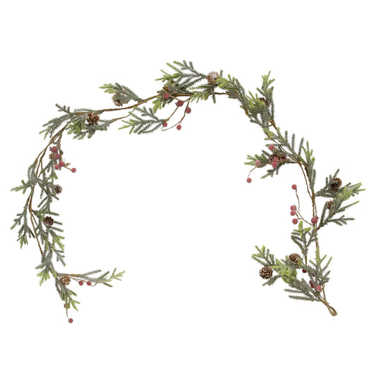 Mountain Pine w/ Berries Garland