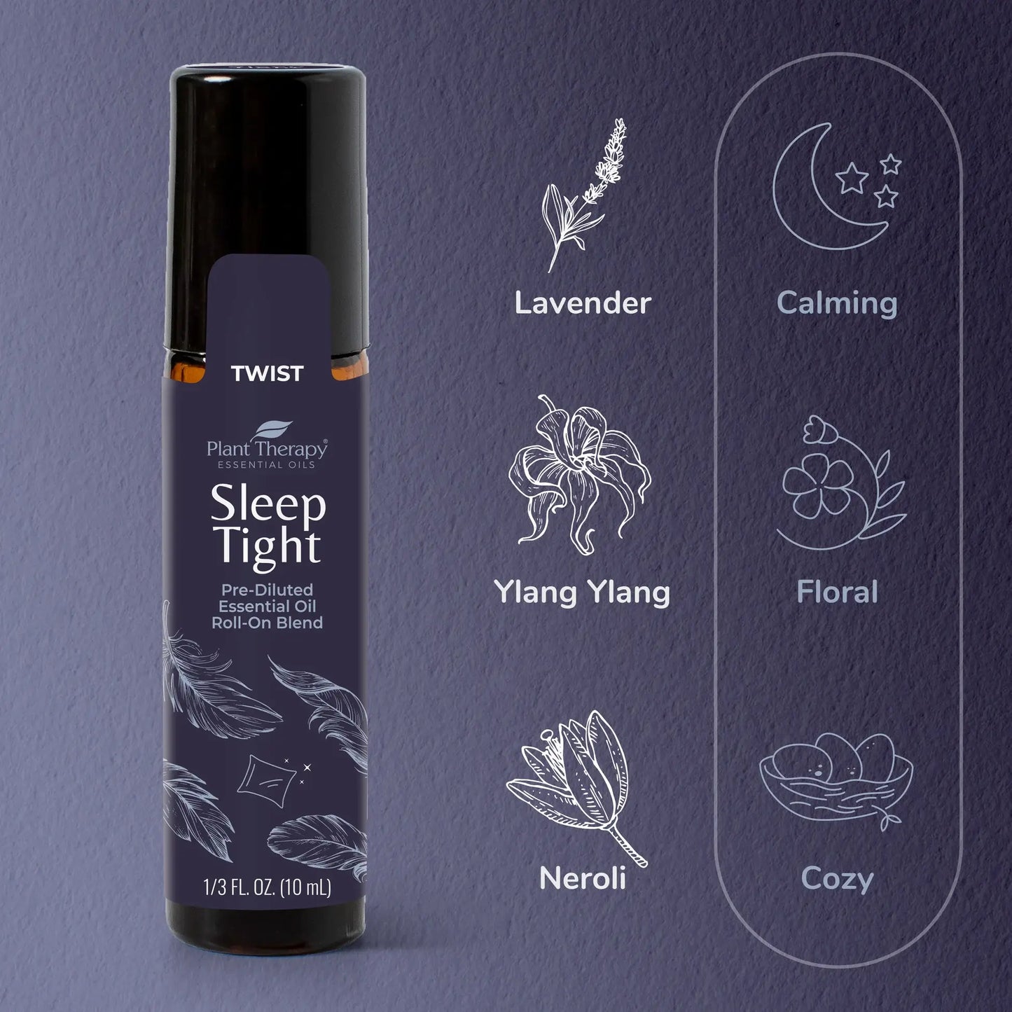Sleep Tight Essential Oil Blend Pre-Diluted Roll-On