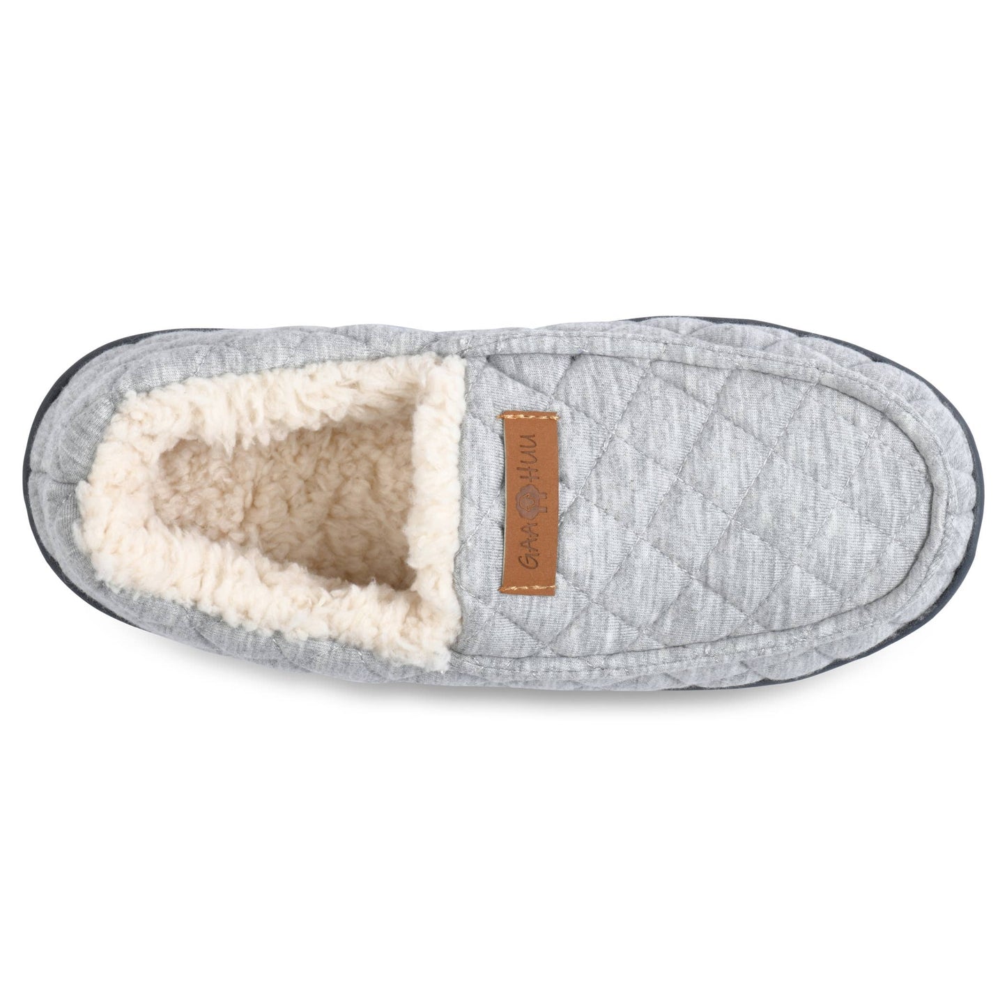 Womens jersey mocassin slipper