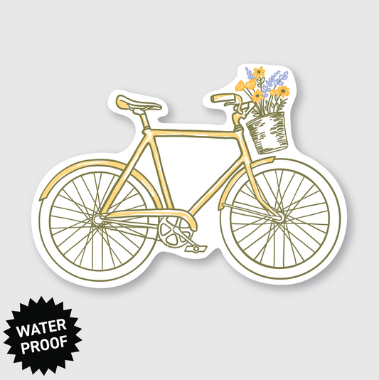 Flowers Bike Sticker