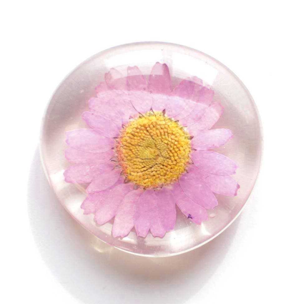 Real Flower Magnet - Glass Magnet