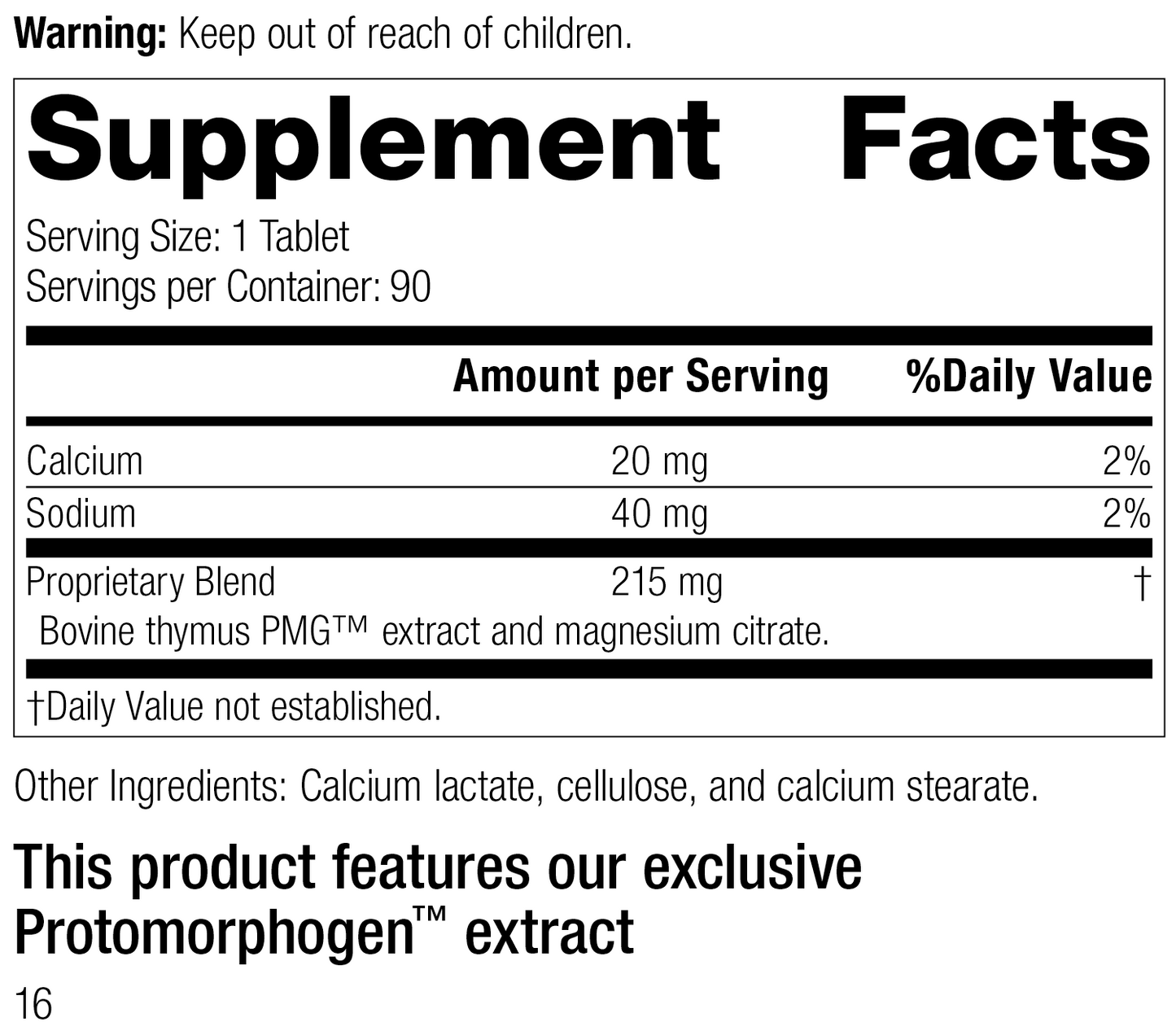 Thymus PMG®