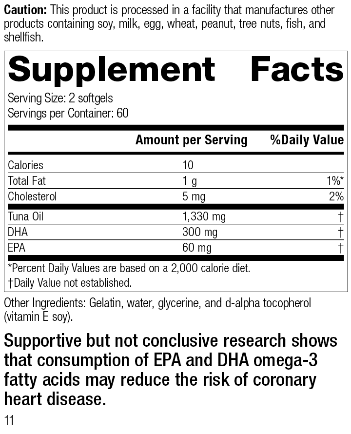 Tuna Omega-3 Oil