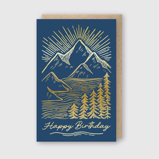 Birthday Mountainscape