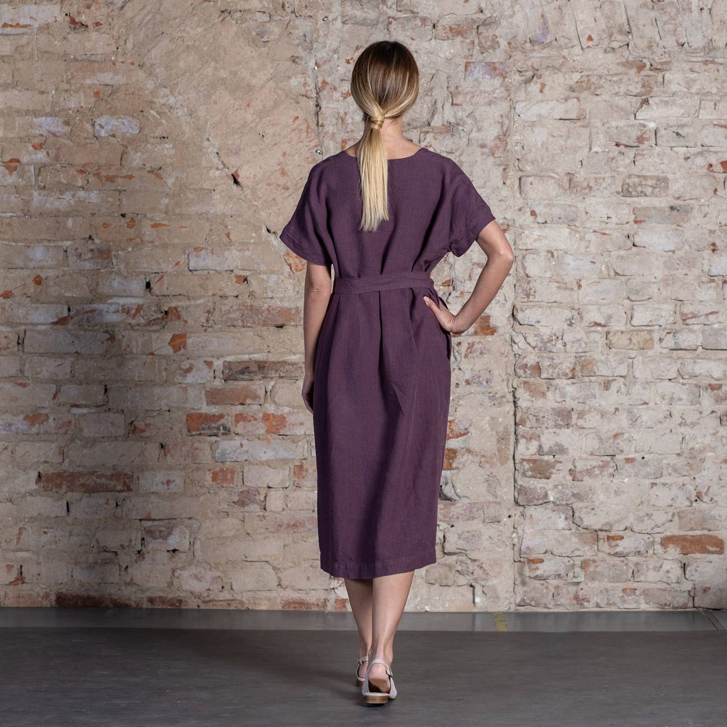 Organic 100% Linen Loose Dress Joelle
