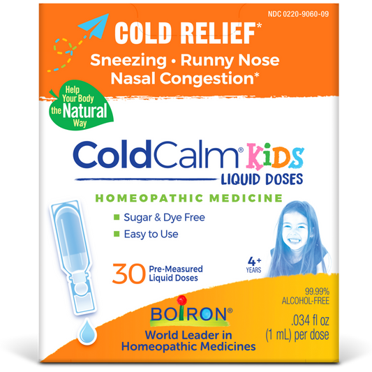 ColdCalm Kids Liquid Doses Boiron Homeopathics