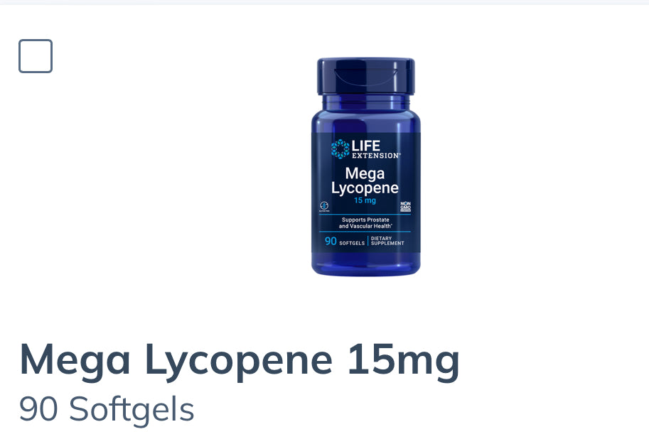 Mega Lycopene 15mg