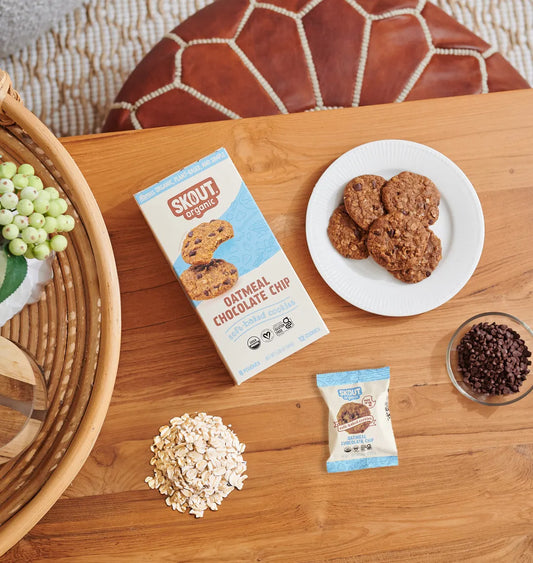 Skout Organic Oatmeal Chocolate Chip Soft Baked Cookies