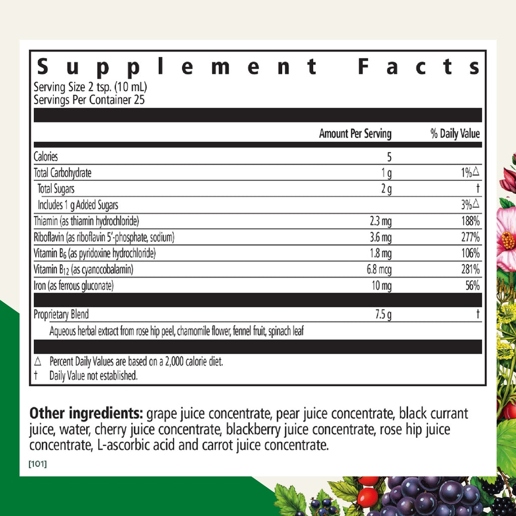 Floradix Floravital Iron & Herbs Yeast-Free