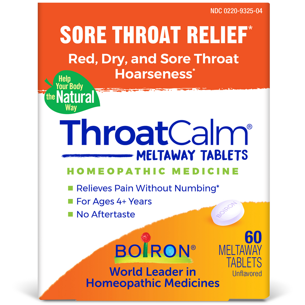 ThroatCalm Boiron Homeopathics