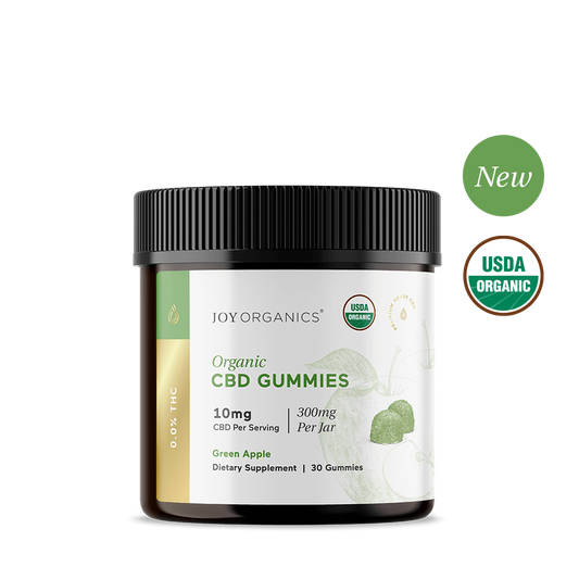 Organic CBD Gummies : Green Apple 30 Pack 10mg