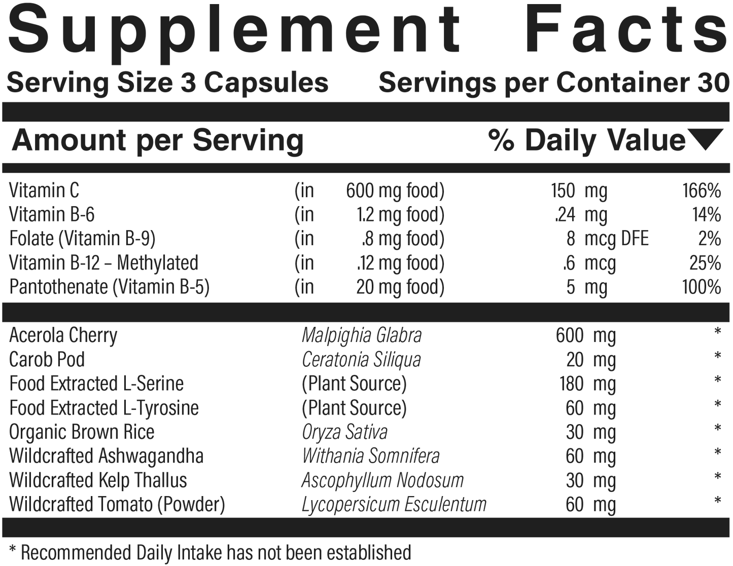 Vegetarian Adrenal