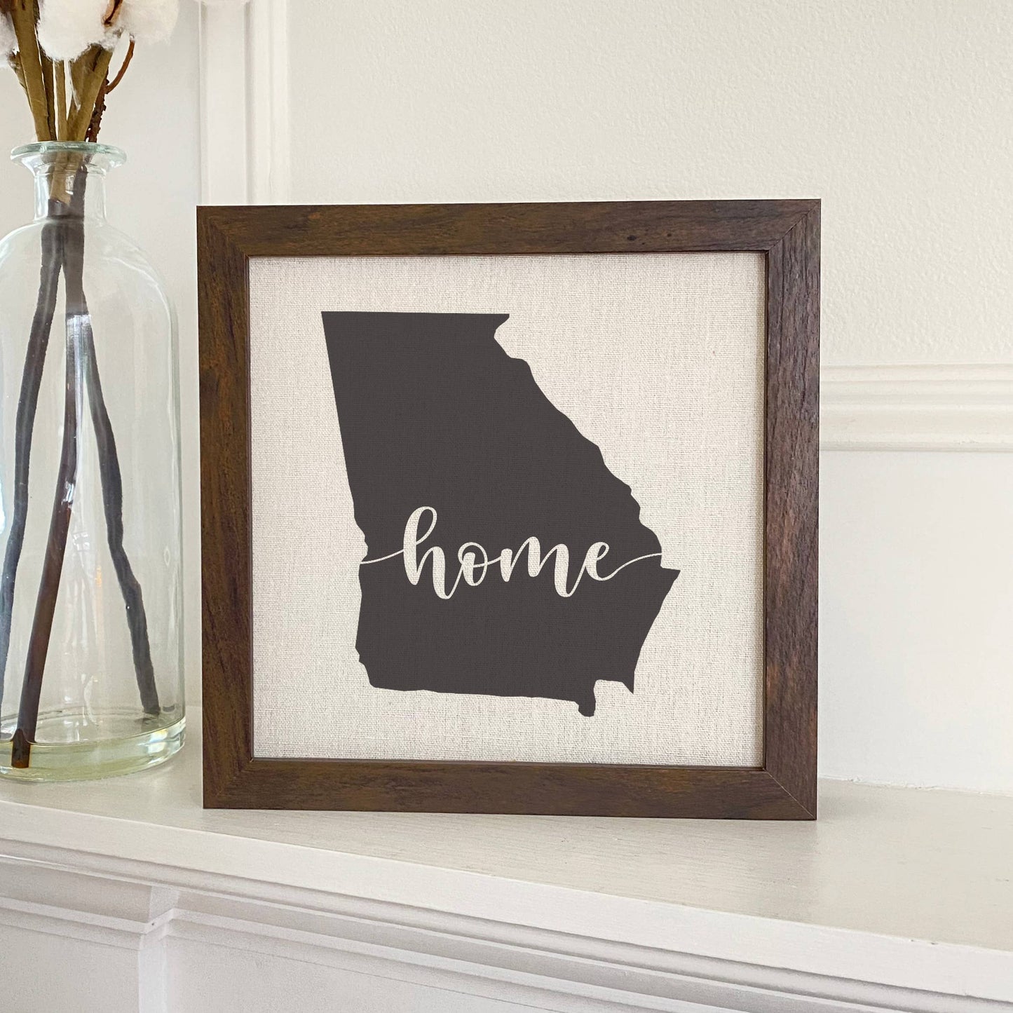 Washington State Art (Home) - Custom Framed Sign