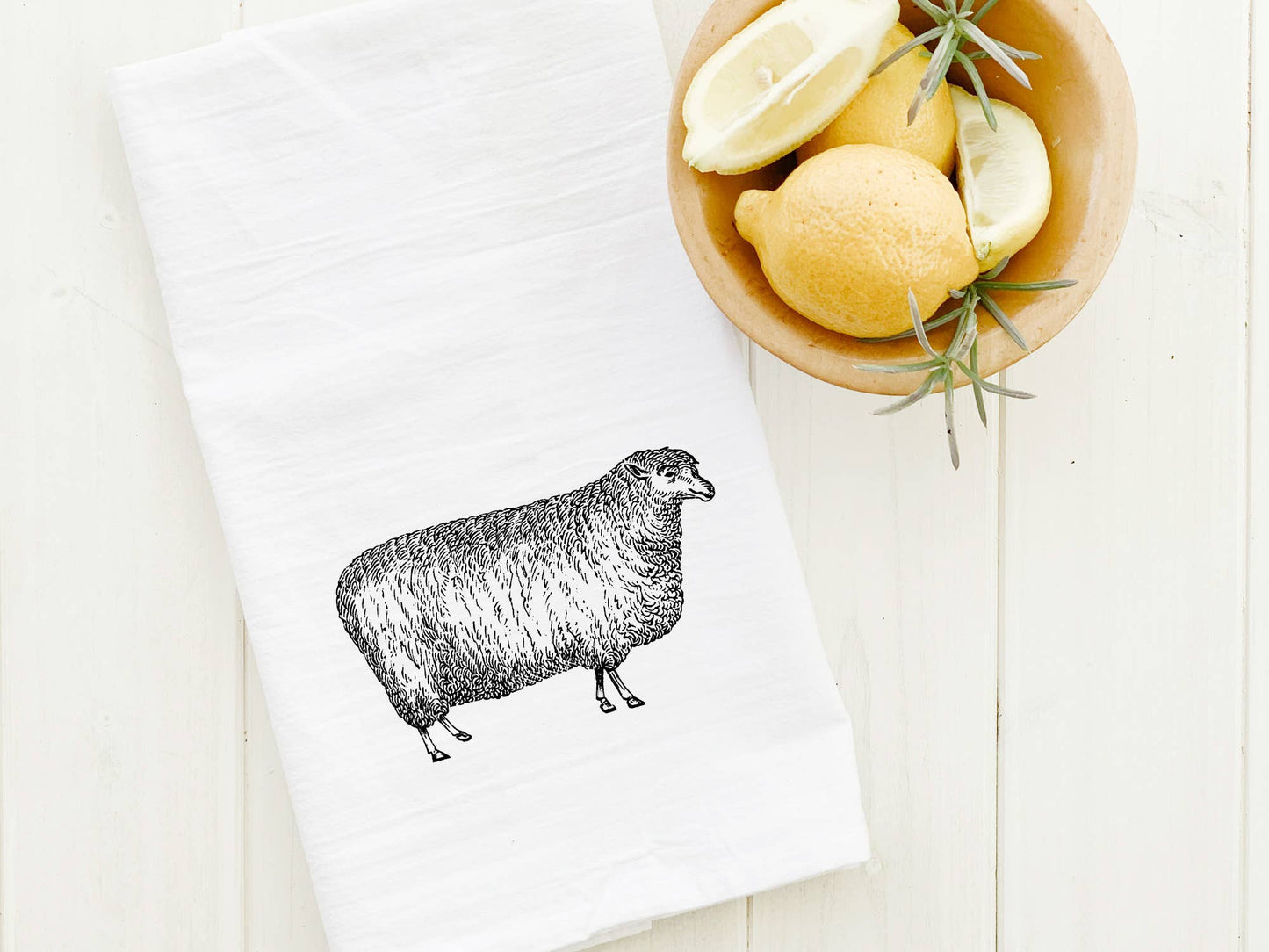 Assorted Farm Animal Set of 4 - Cotton Tea Towels