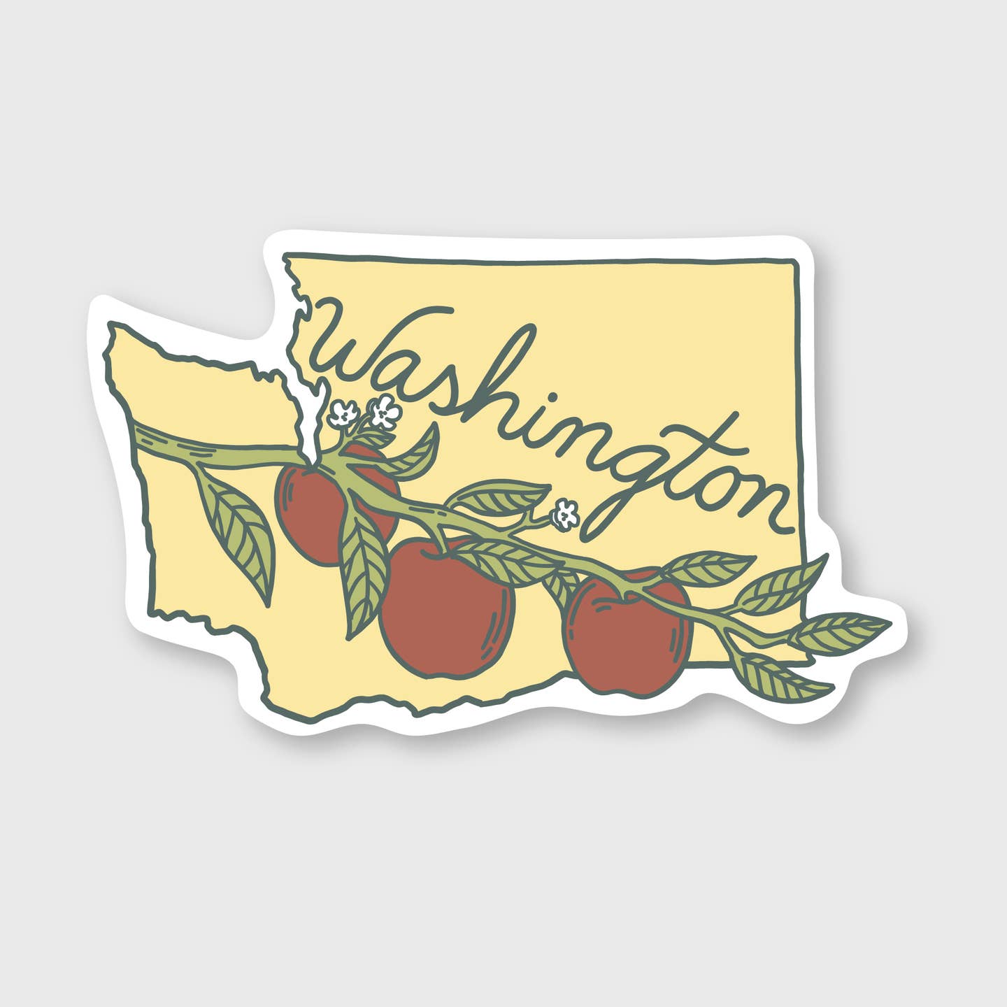 Washington Apples Sticker