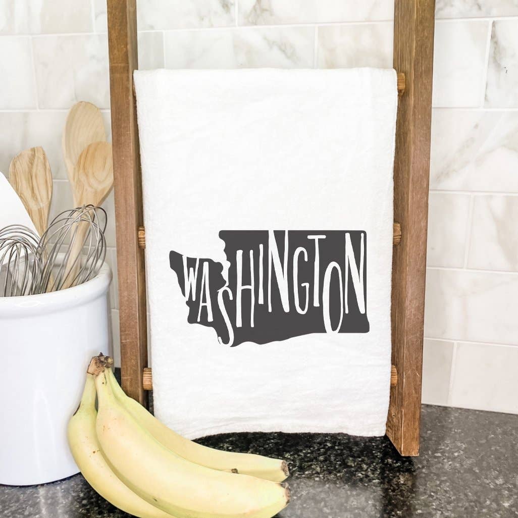 Cotton Tea Towel--Washington