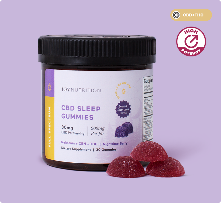900mg Full Spectrum Sleep Gummies (30mg CBD, 3mg CBN, 3mg Melatonin, 1mg THC/serving) Mixed Berry (Qty 30)