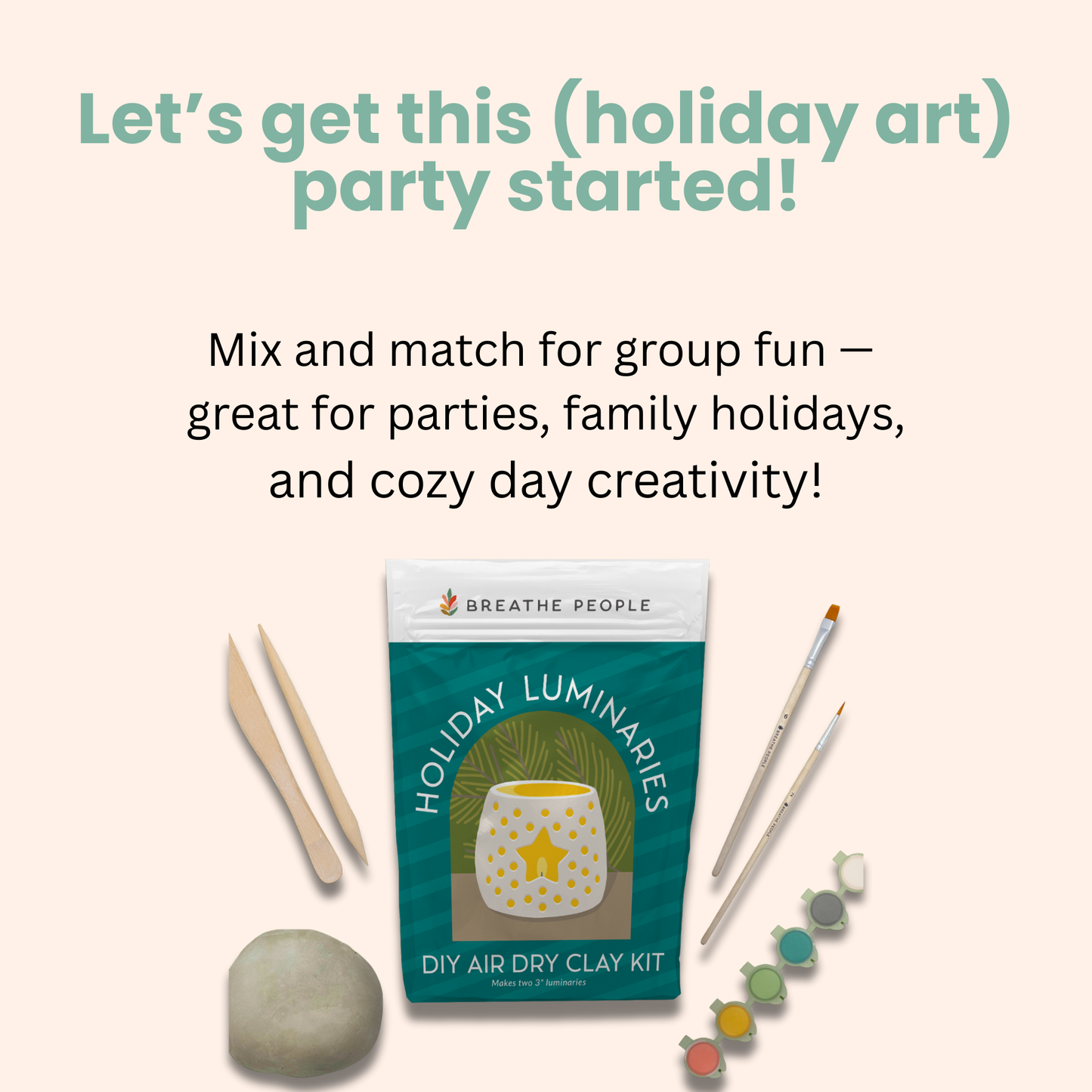 DIY Air-Dry Clay Luminaries – Christmas 2025 Collection