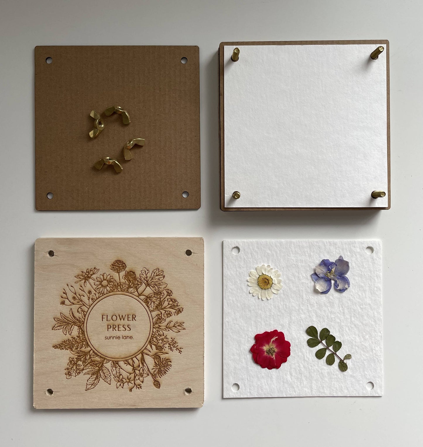 Flower Press Kit - Pressed Floral Accessories