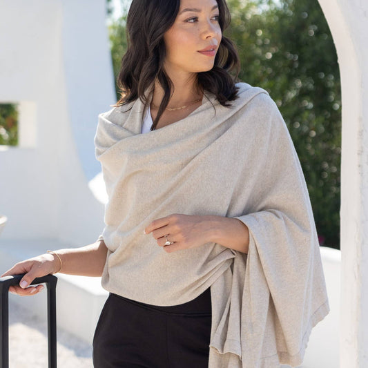 Dreamsoft Organic Cotton Travel Scarf - Birch