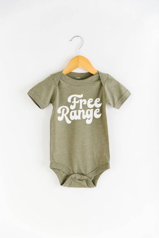 Free Range Baby Bodysuit | Onesie | Baby Clothing | Summer Gift