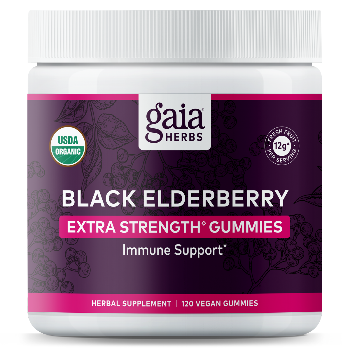 Black Elderberry Extra Strength Gummies (COG)