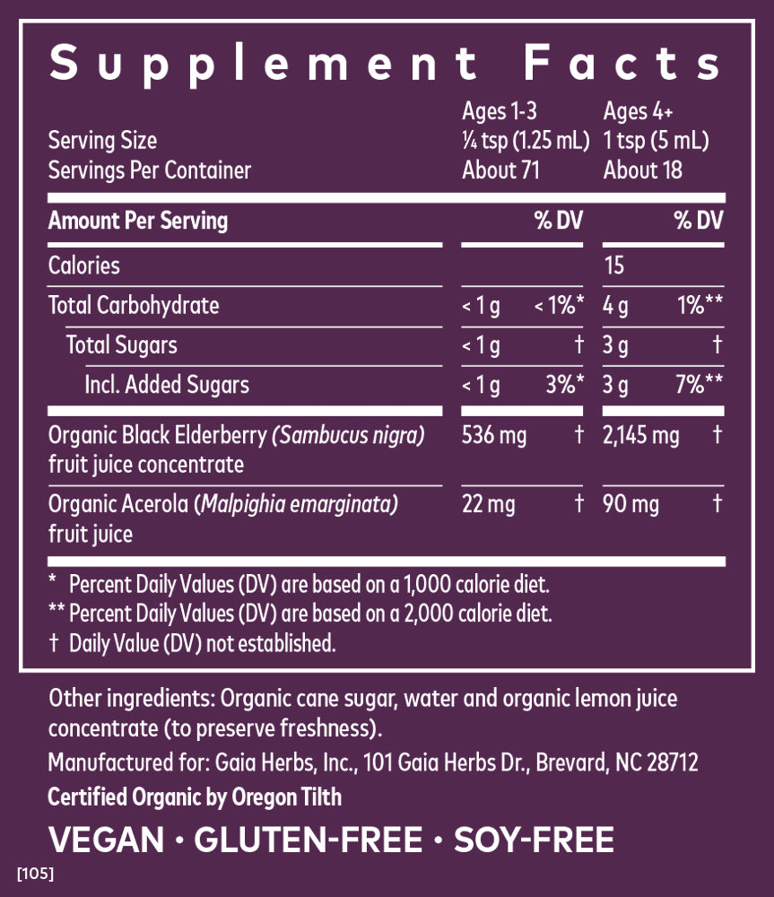 Black Elderberry Syrup - Extra Strength (COG)