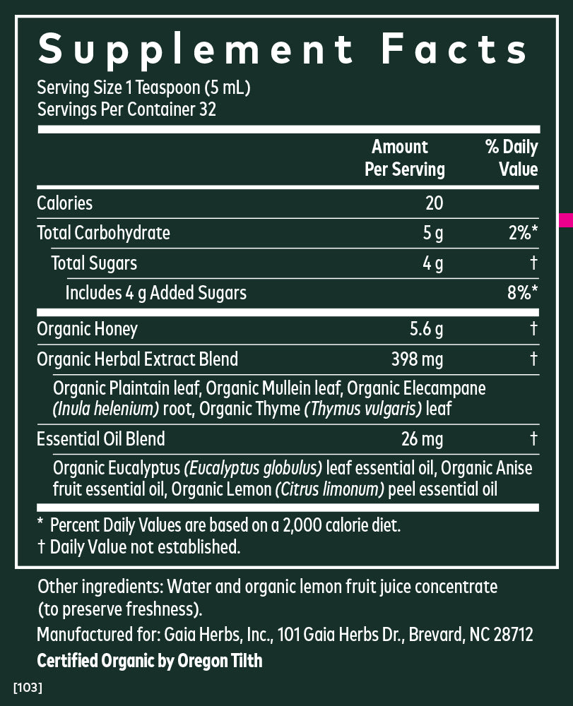 Bronchial Wellness Herbal Syrup (COG)