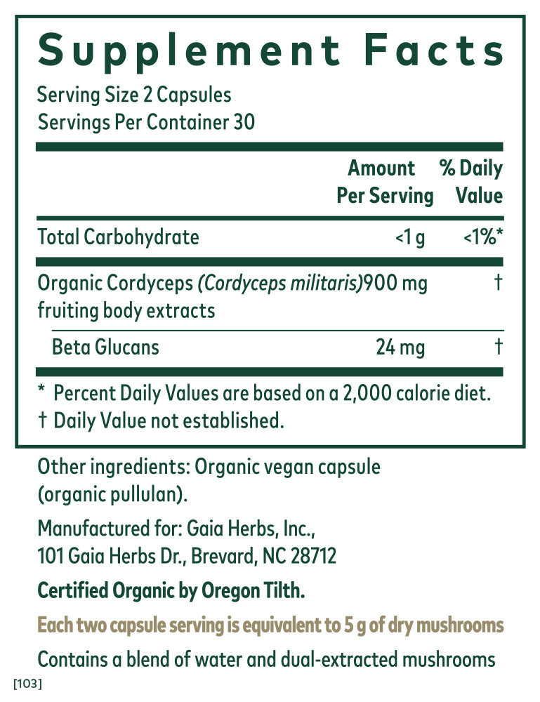 Cordyceps Mushroom (COG)