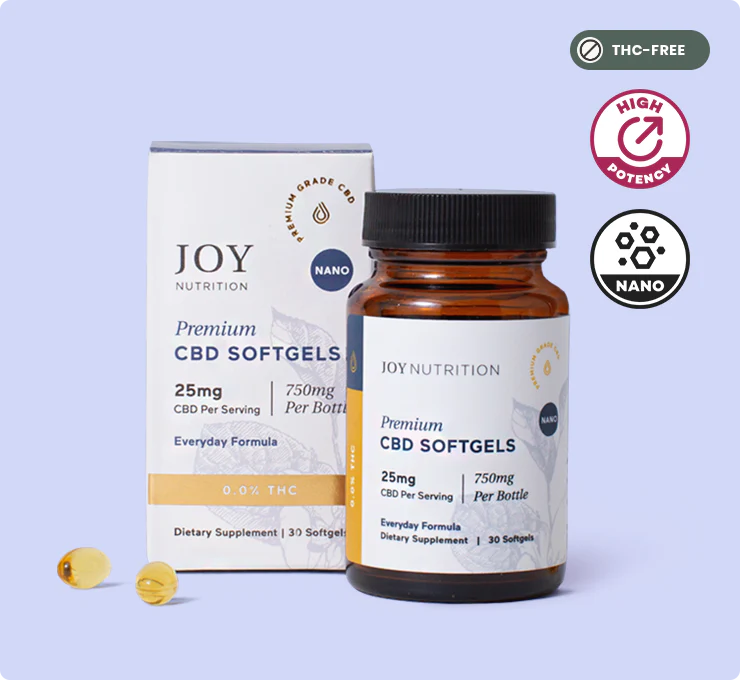 CBD 30 Softgels 0% THC (Joy Nutrition)