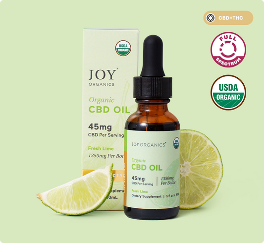 Joy Organics 900mg CBD oil- Fresh Lime
